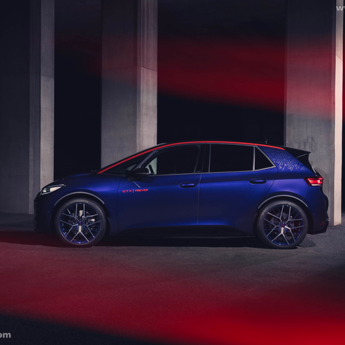 2026 Volkswagen ID.3 GTX Fire Ice UK Version Side View