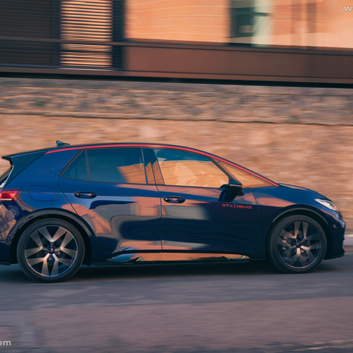 2026 Volkswagen ID.3 GTX Fire Ice UK Version Side View