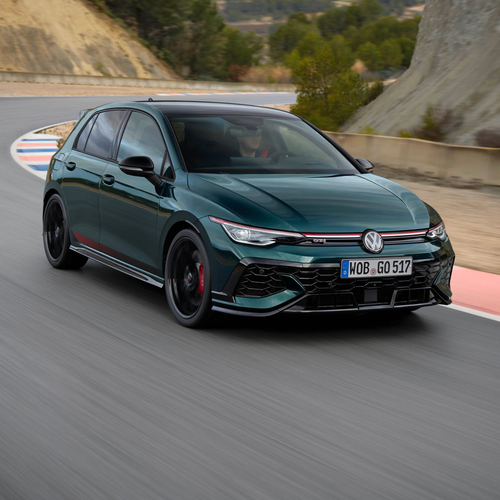 2026 Volkswagen Golf GTI Edition 50 Dark Moss Green Front View