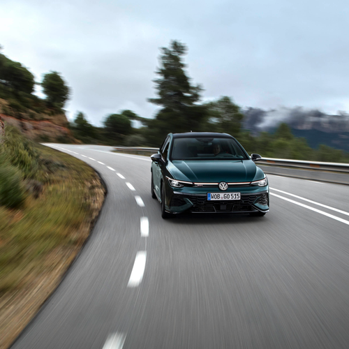2026 Volkswagen Golf GTI Edition 50 Dark Moss Green Front View