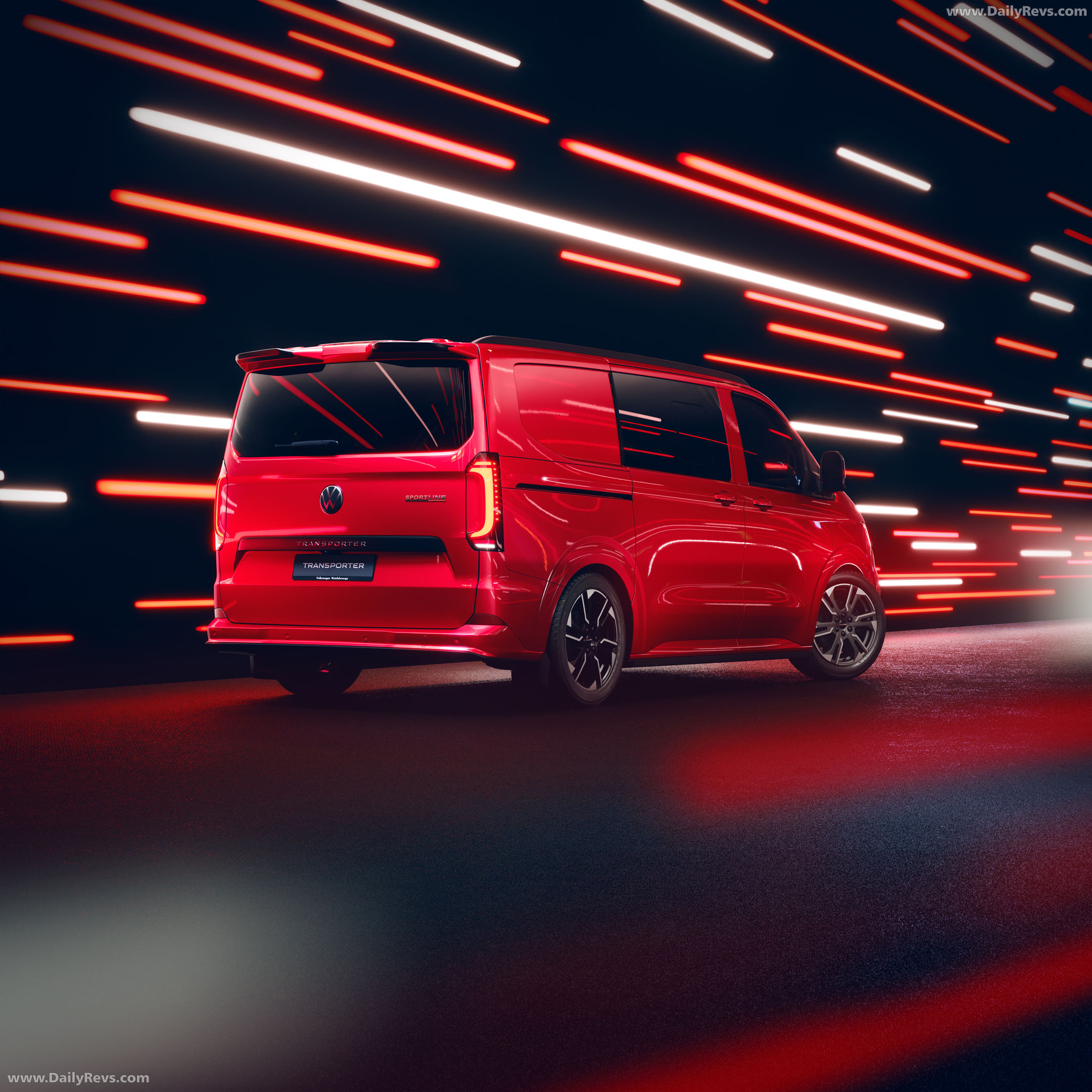 2026 Volkswagen Transporter Sportline Rear View