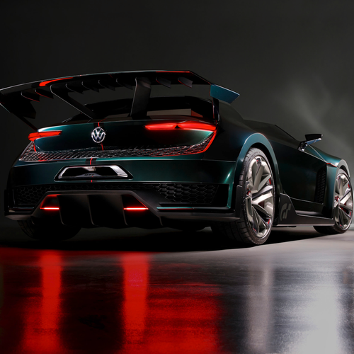 2014 Volkswagen GTI Roadster Concept Rear View