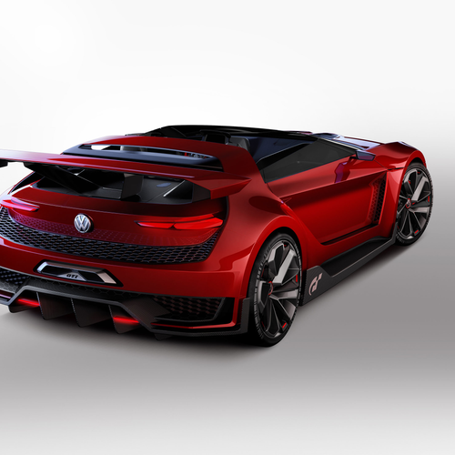 2014 Volkswagen GTI Roadster Concept Rear View