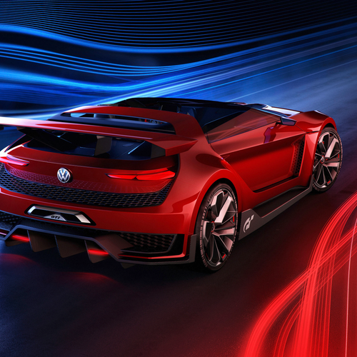 2014 Volkswagen GTI Roadster Concept Rear View