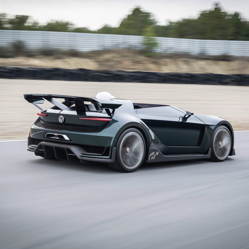 2014 Volkswagen GTI Roadster Concept Rear View