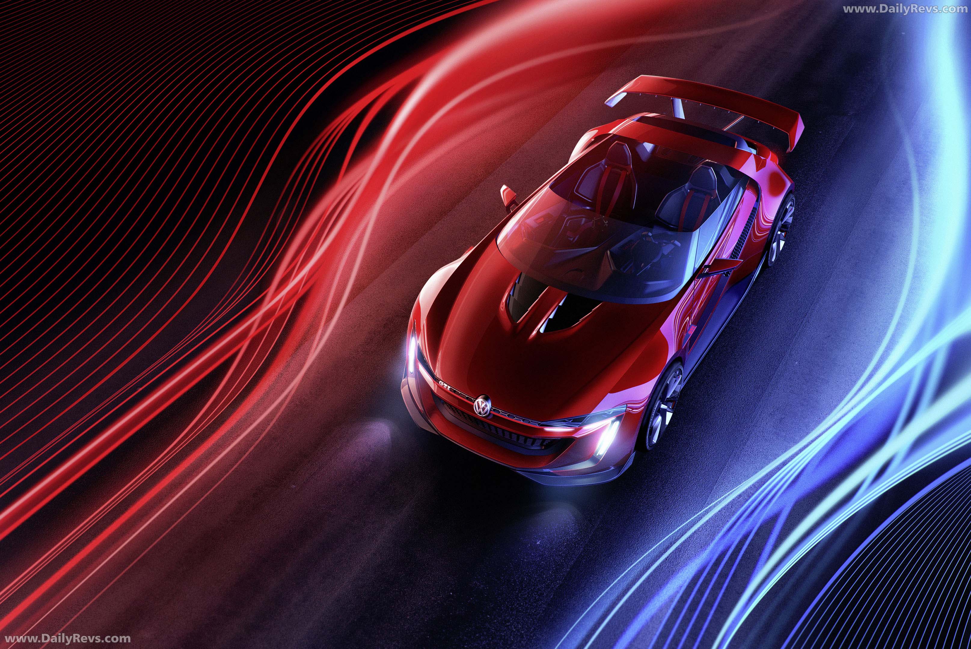 2014 Volkswagen GTI Roadster Concept Top View