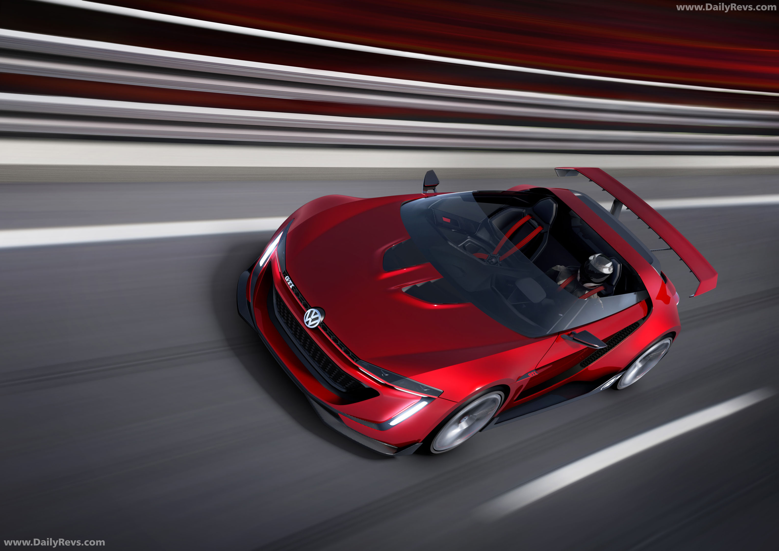 2014 Volkswagen GTI Roadster Concept Top View