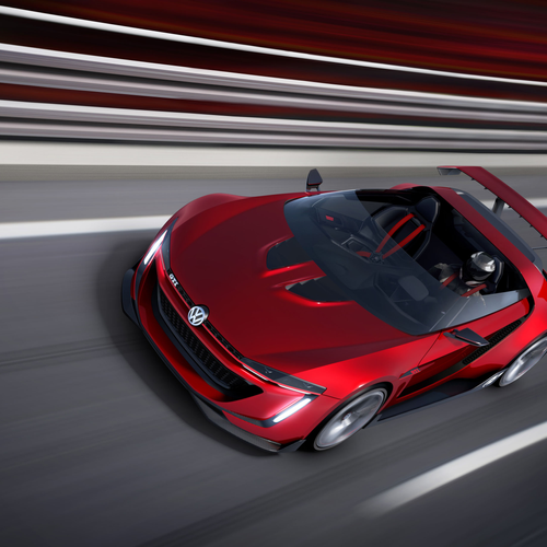 2014 Volkswagen GTI Roadster Concept Top View