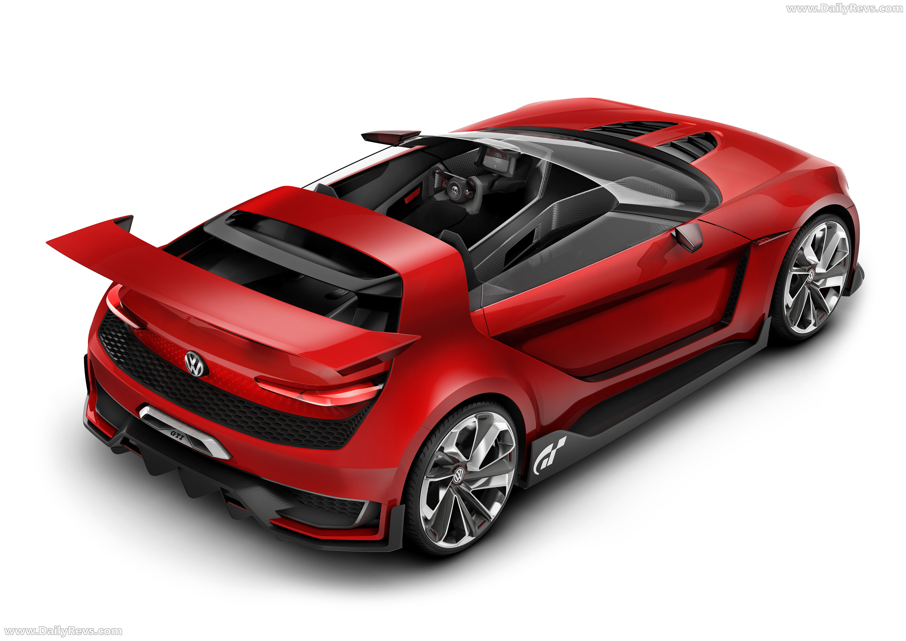 2014 Volkswagen GTI Roadster Concept Top View