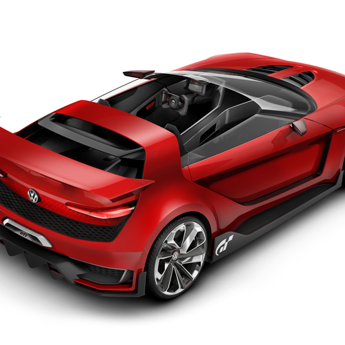 2014 Volkswagen GTI Roadster Concept Top View