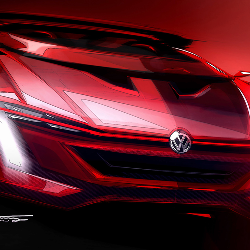 2014 Volkswagen GTI Roadster Concept Sketches