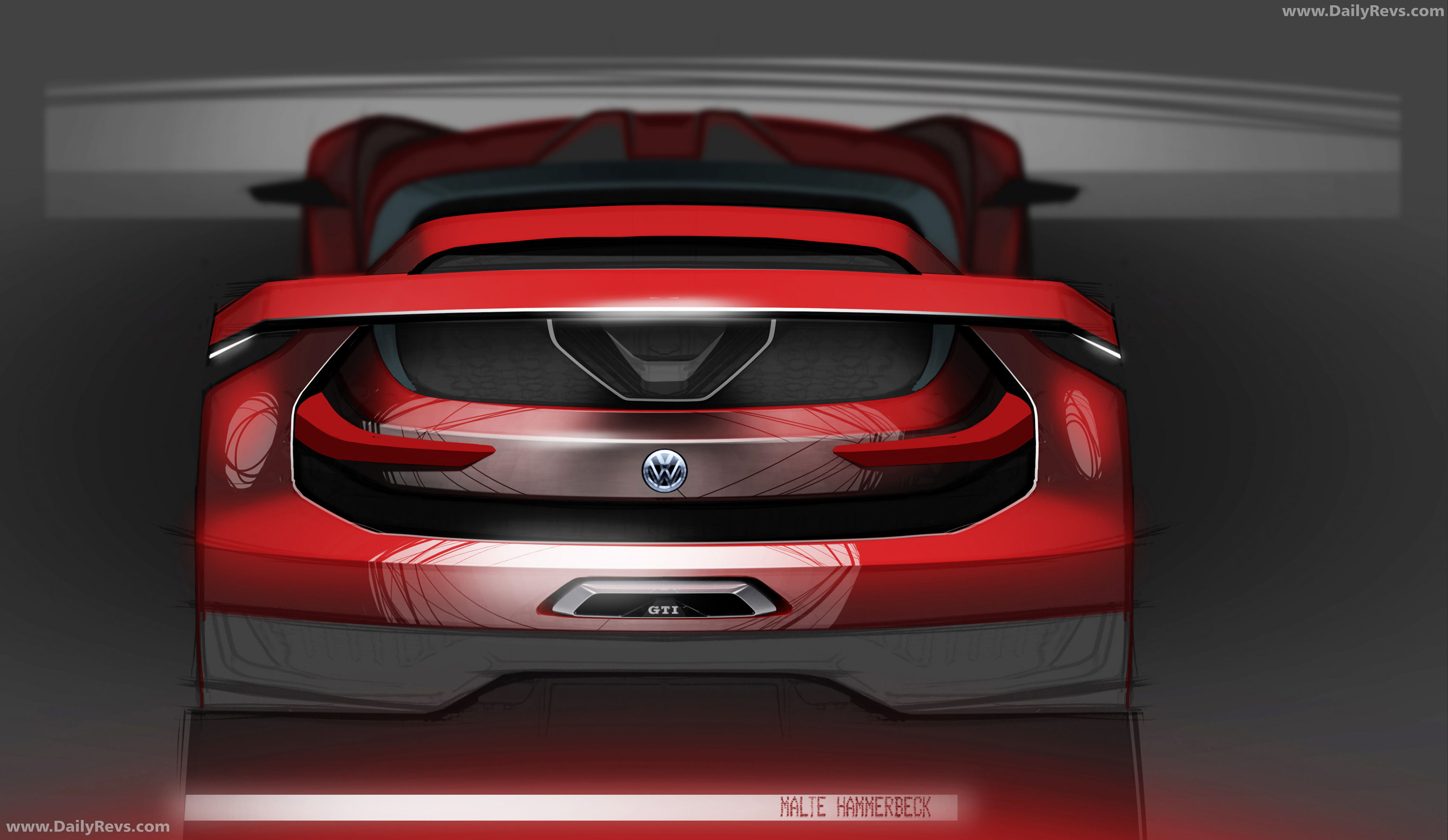 2014 Volkswagen GTI Roadster Concept Sketches