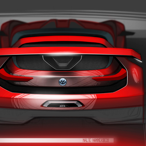 2014 Volkswagen GTI Roadster Concept Sketches