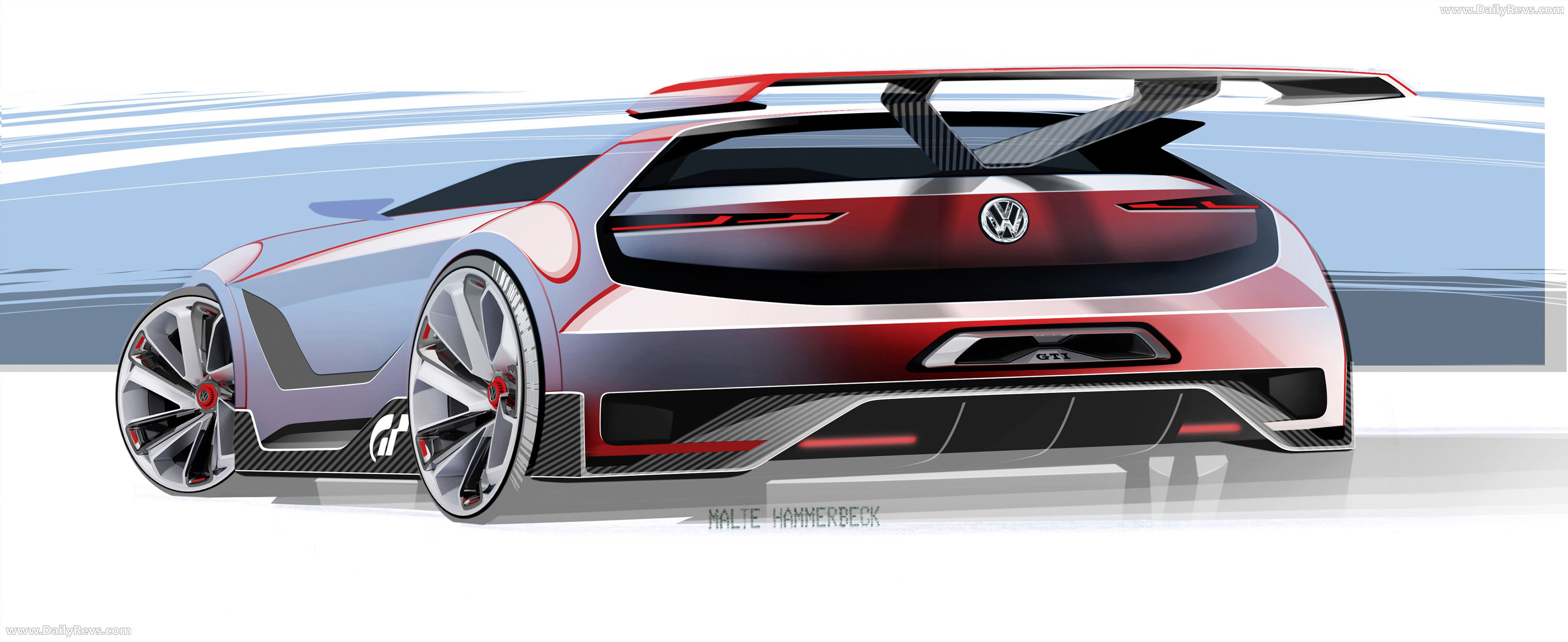 2014 Volkswagen GTI Roadster Concept Sketches