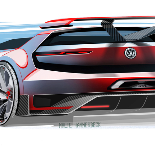 2014 Volkswagen GTI Roadster Concept Sketches