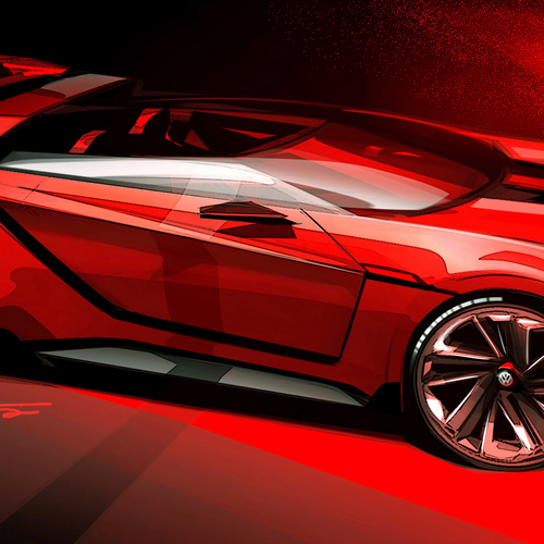 2014 Volkswagen GTI Roadster Concept Sketches