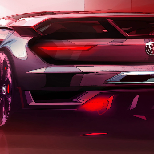 2014 Volkswagen GTI Roadster Concept Sketches
