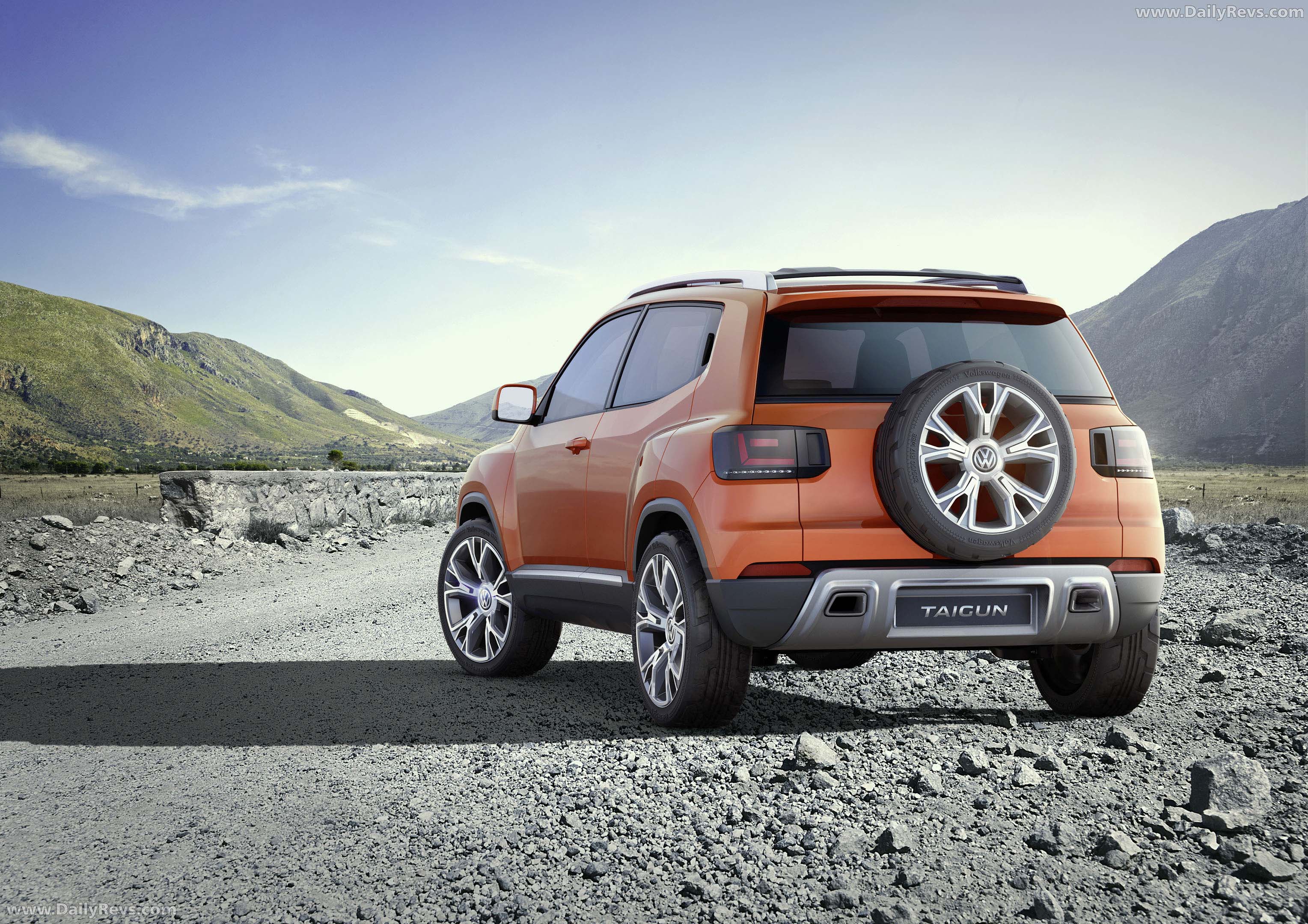2014 Volkswagen Taigun Concept Rear View