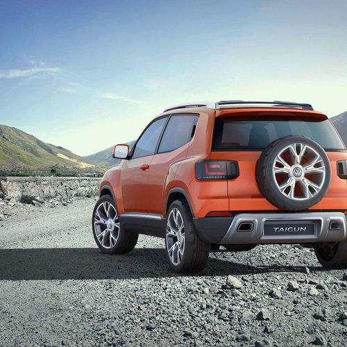 2014 Volkswagen Taigun Concept Rear View