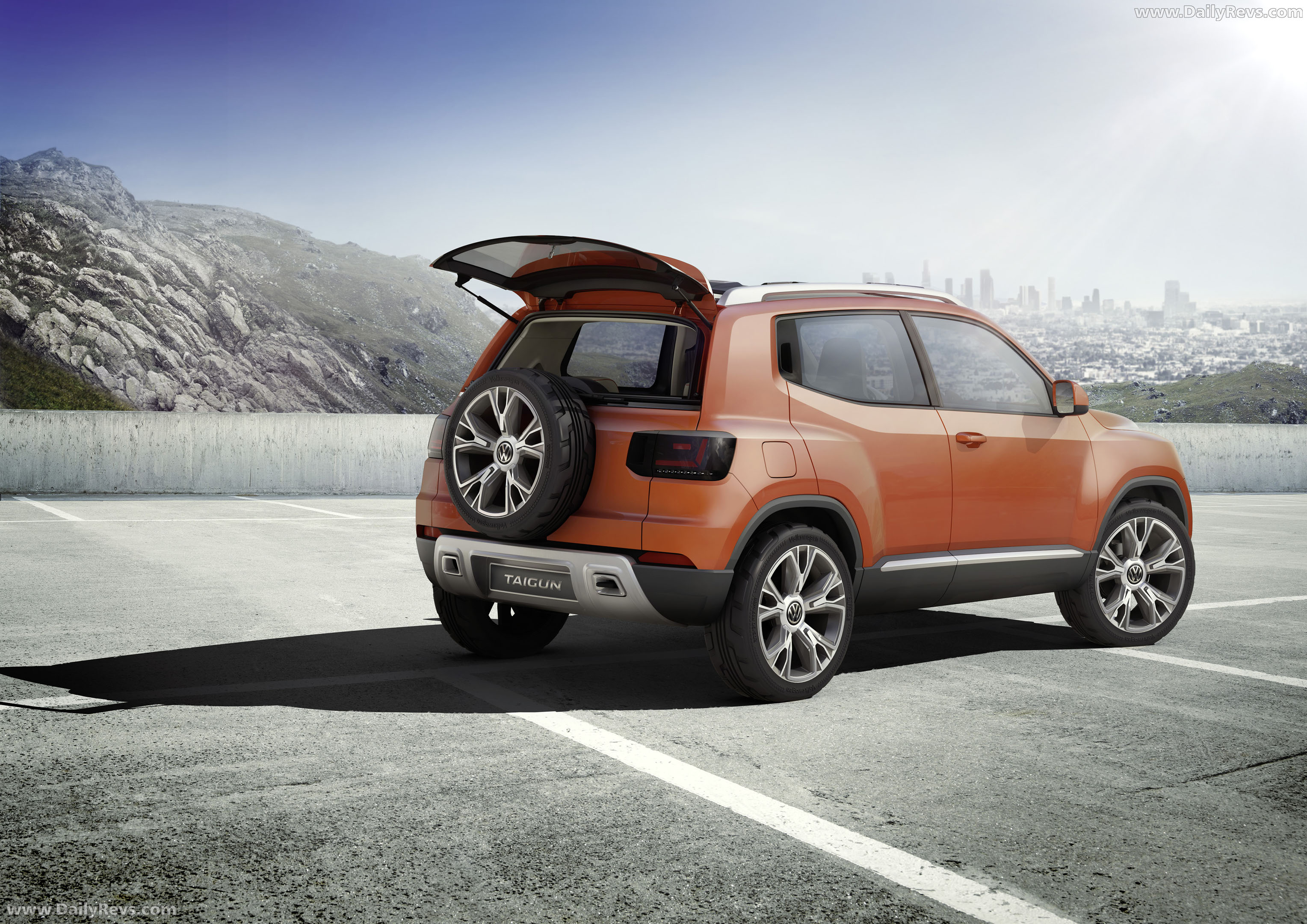 2014 Volkswagen Taigun Concept Rear View
