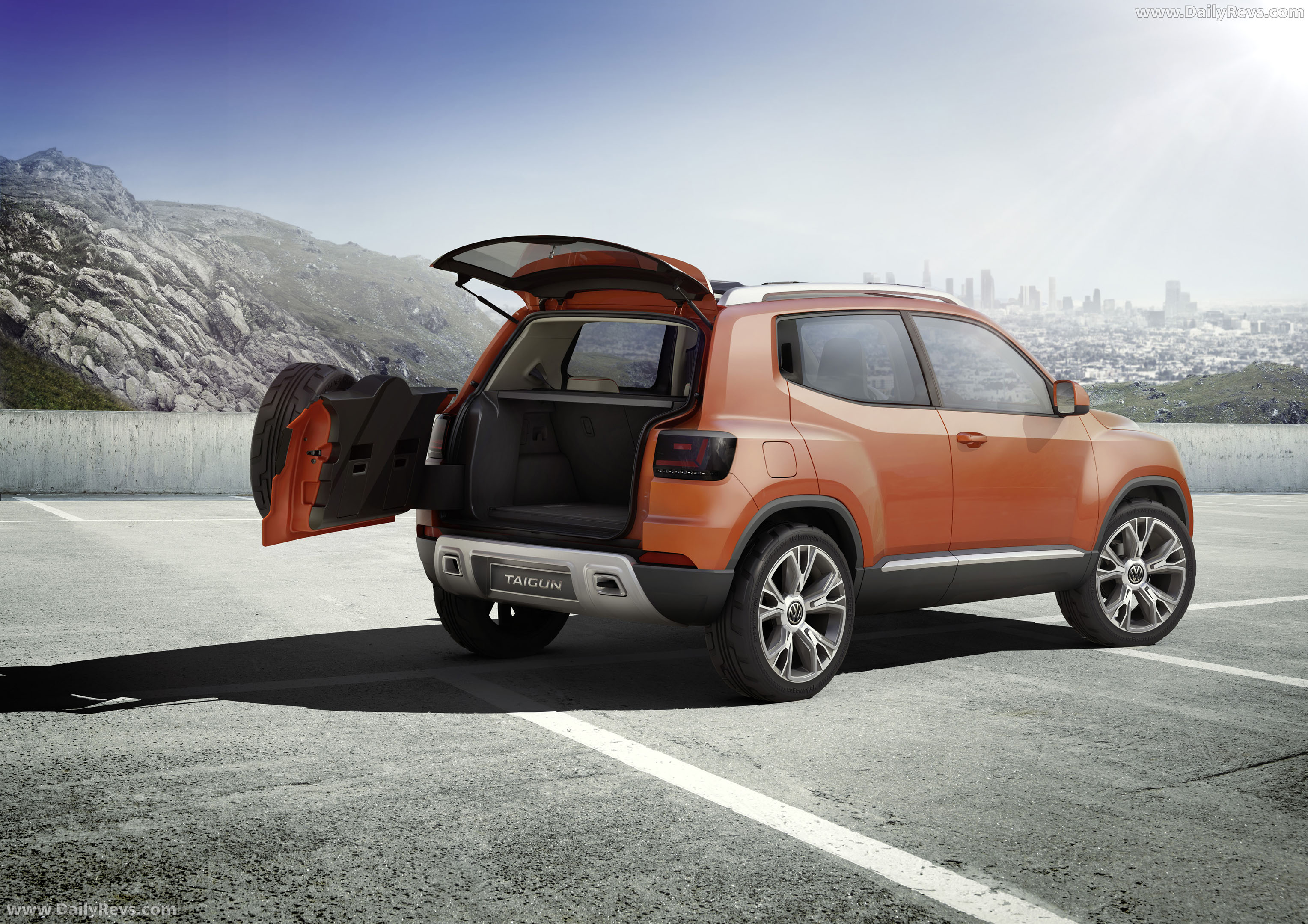 2014 Volkswagen Taigun Concept Rear View