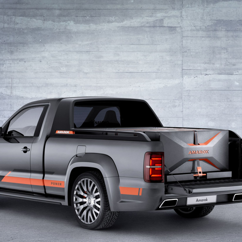 2014 Volkswagen Amarok Power Concept Rear View