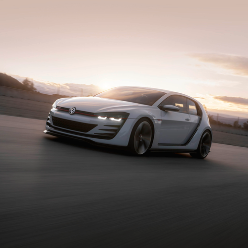 2013 Volkswagen Design Vision GTI Concept Front View