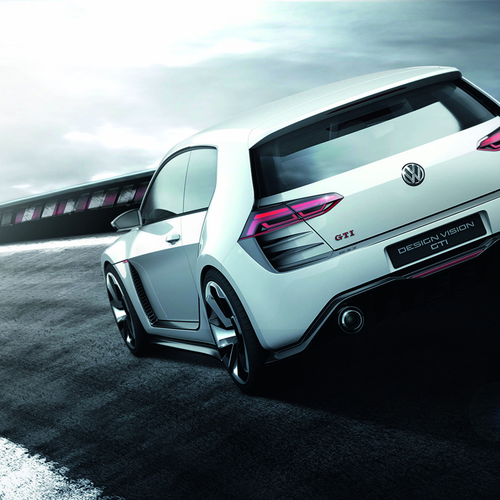 2013 Volkswagen Design Vision GTI Concept Rear View