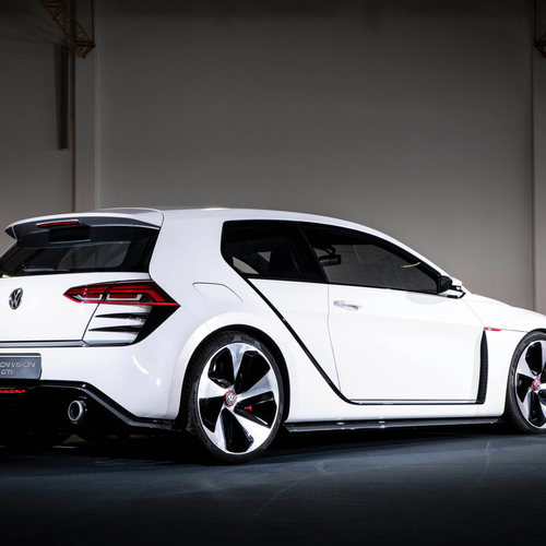 2013 Volkswagen Design Vision GTI Concept Rear View