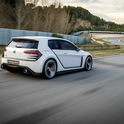 2013 Volkswagen Design Vision GTI Concept Rear View