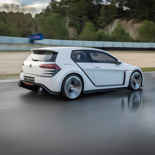 2013 Volkswagen Design Vision GTI Concept Rear View