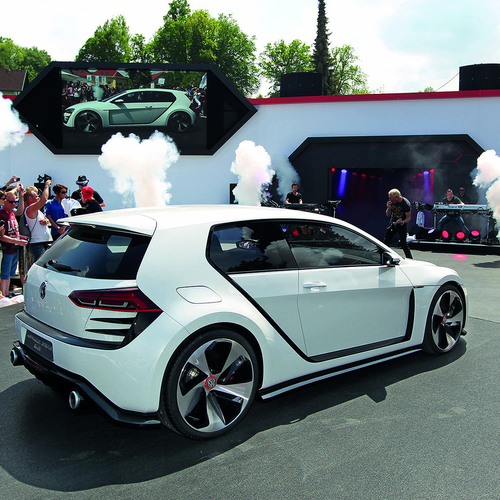 2013 Volkswagen Design Vision GTI Concept Rear View