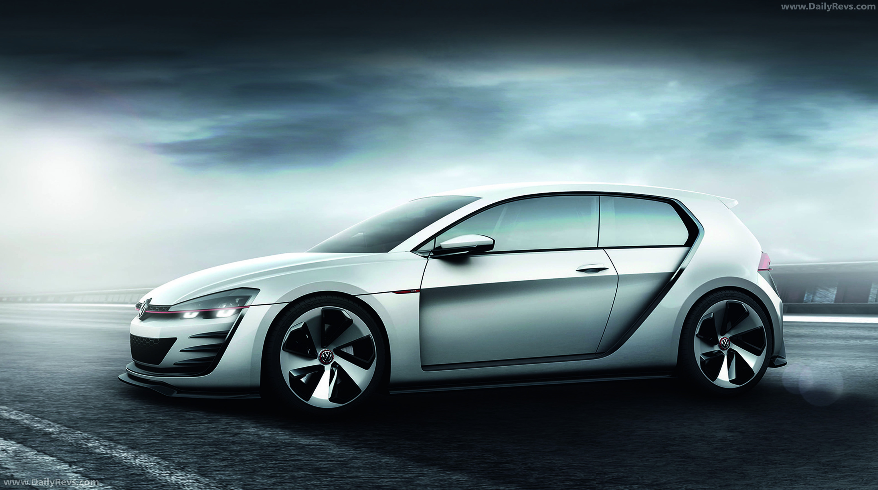 2013 Volkswagen Design Vision GTI Concept Side View