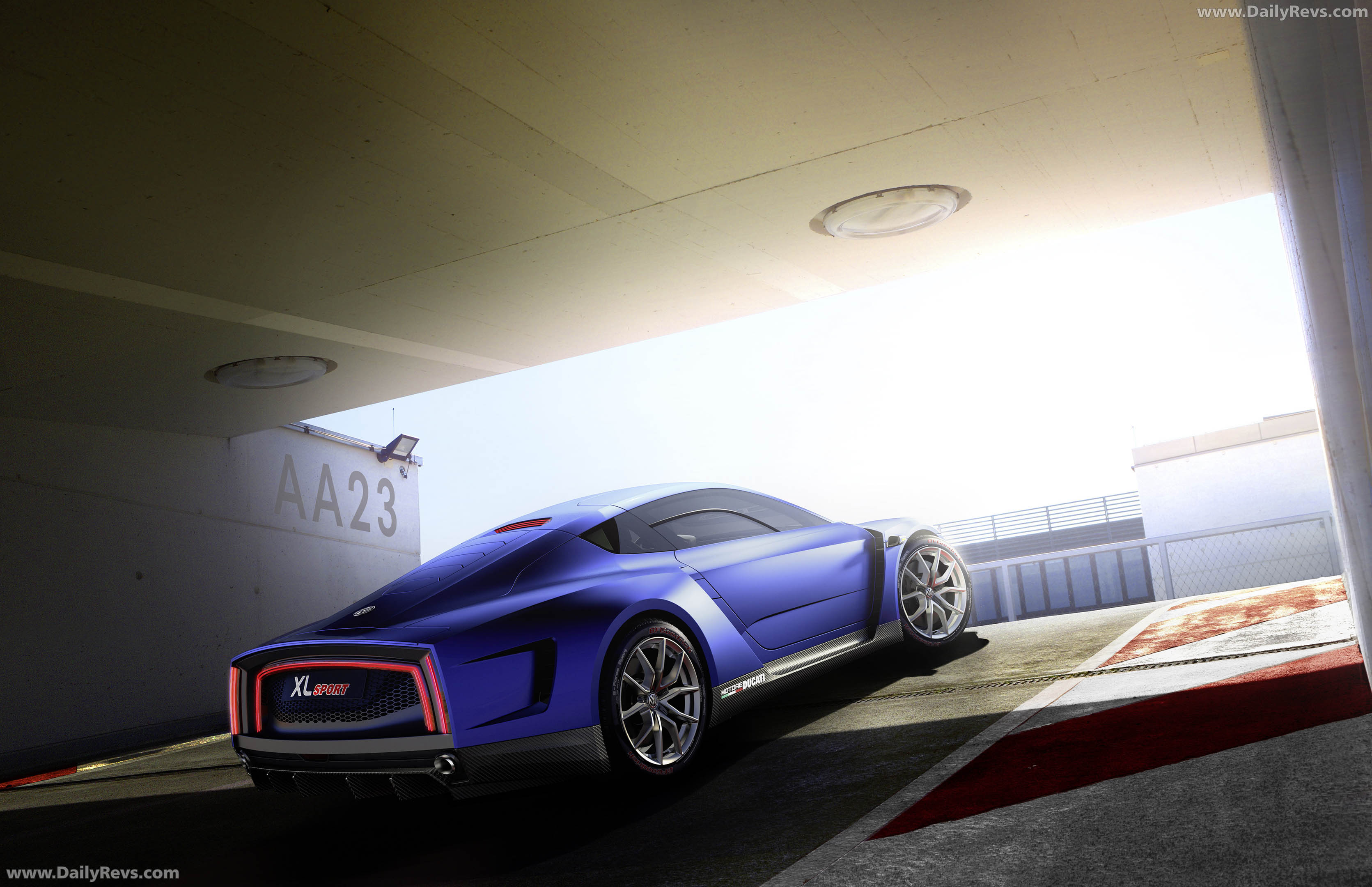 2014 Volkswagen XL Sport Concept Rear View