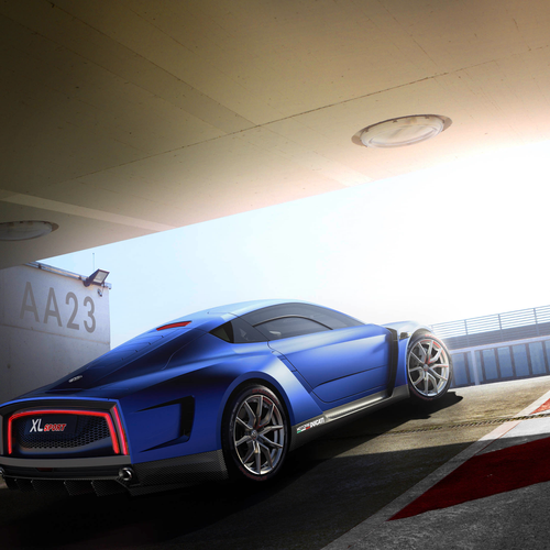2014 Volkswagen XL Sport Concept Rear View