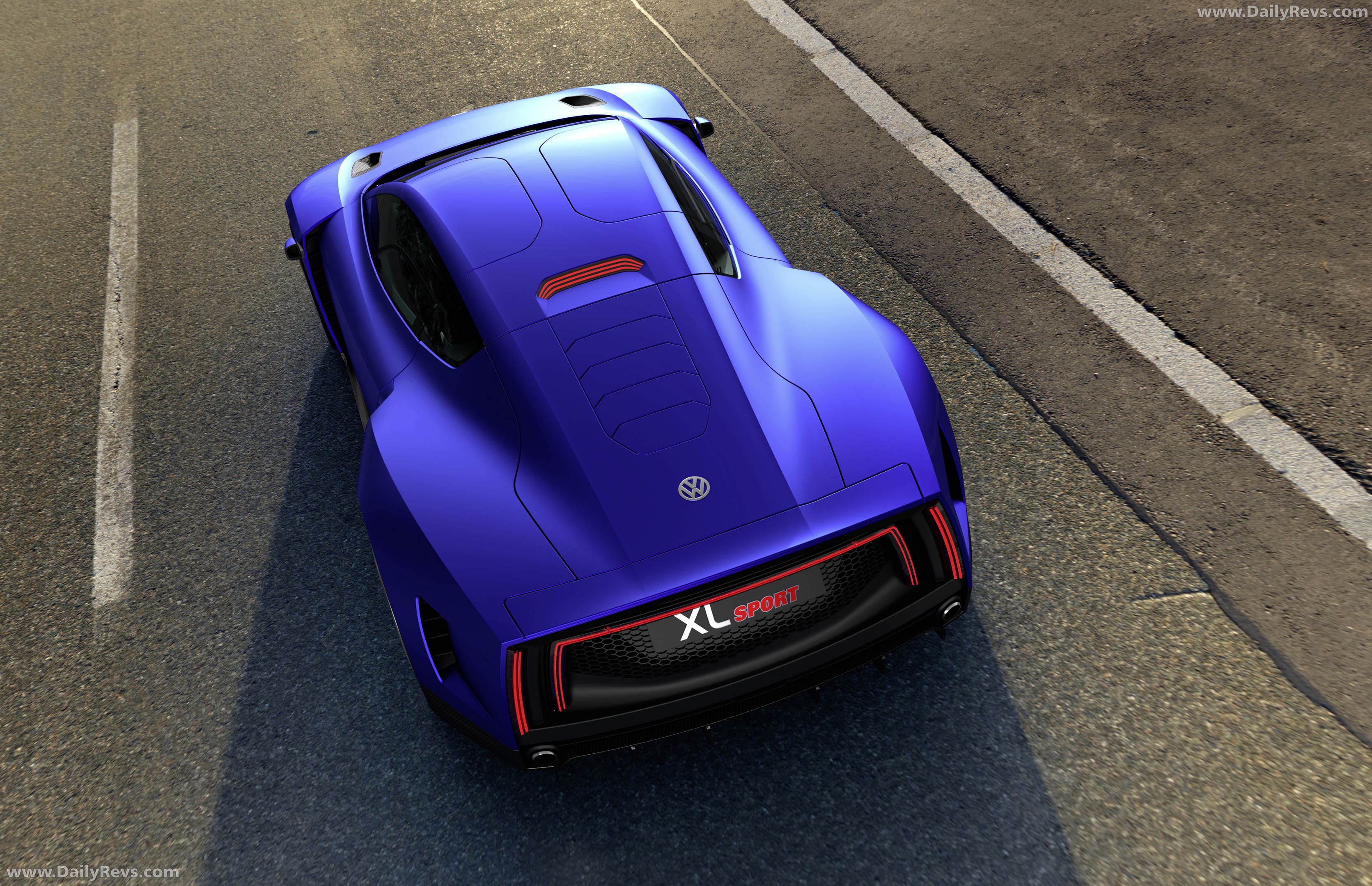 2014 Volkswagen XL Sport Concept Top View