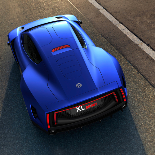 2014 Volkswagen XL Sport Concept Top View