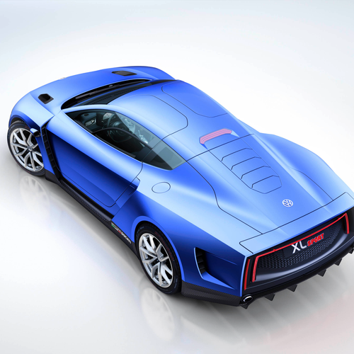 2014 Volkswagen XL Sport Concept Top View
