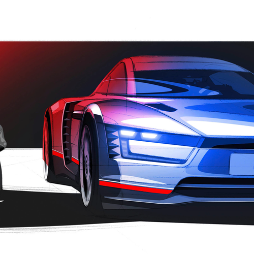 2014 Volkswagen XL Sport Concept Sketches