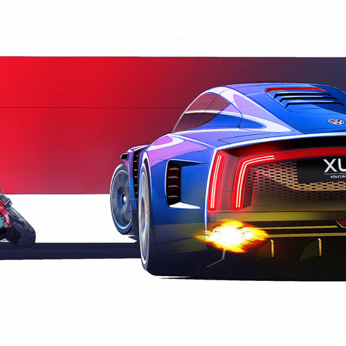 2014 Volkswagen XL Sport Concept Sketches