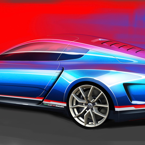 2014 Volkswagen XL Sport Concept Sketches