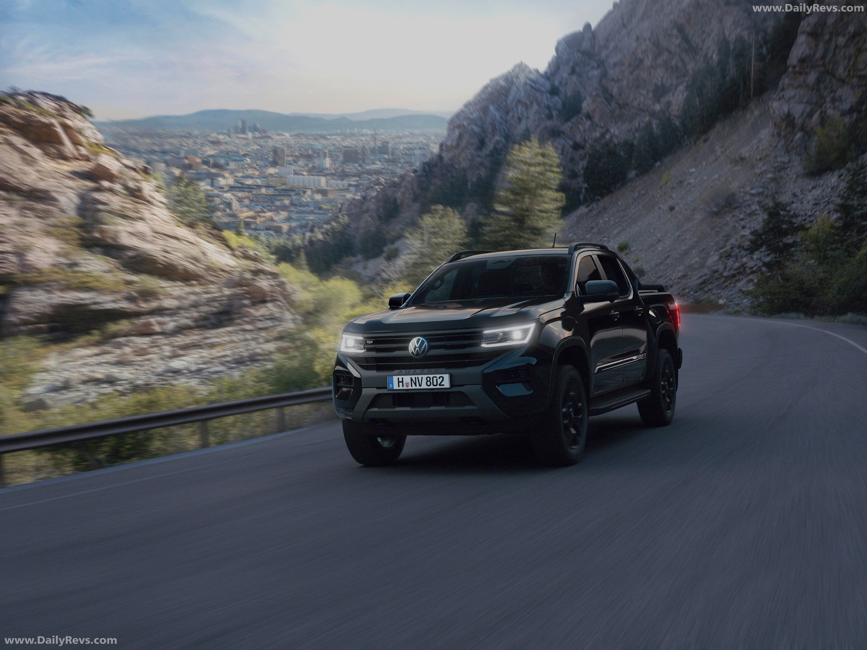 2026 Volkswagen Amarok Dark Label V6 Front View