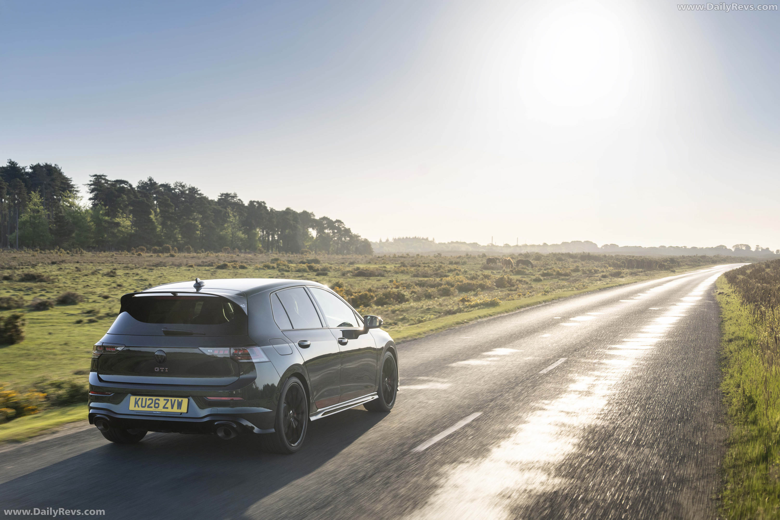 2026 Volkswagen Golf GTI EDITION 50 UK Version Rear View