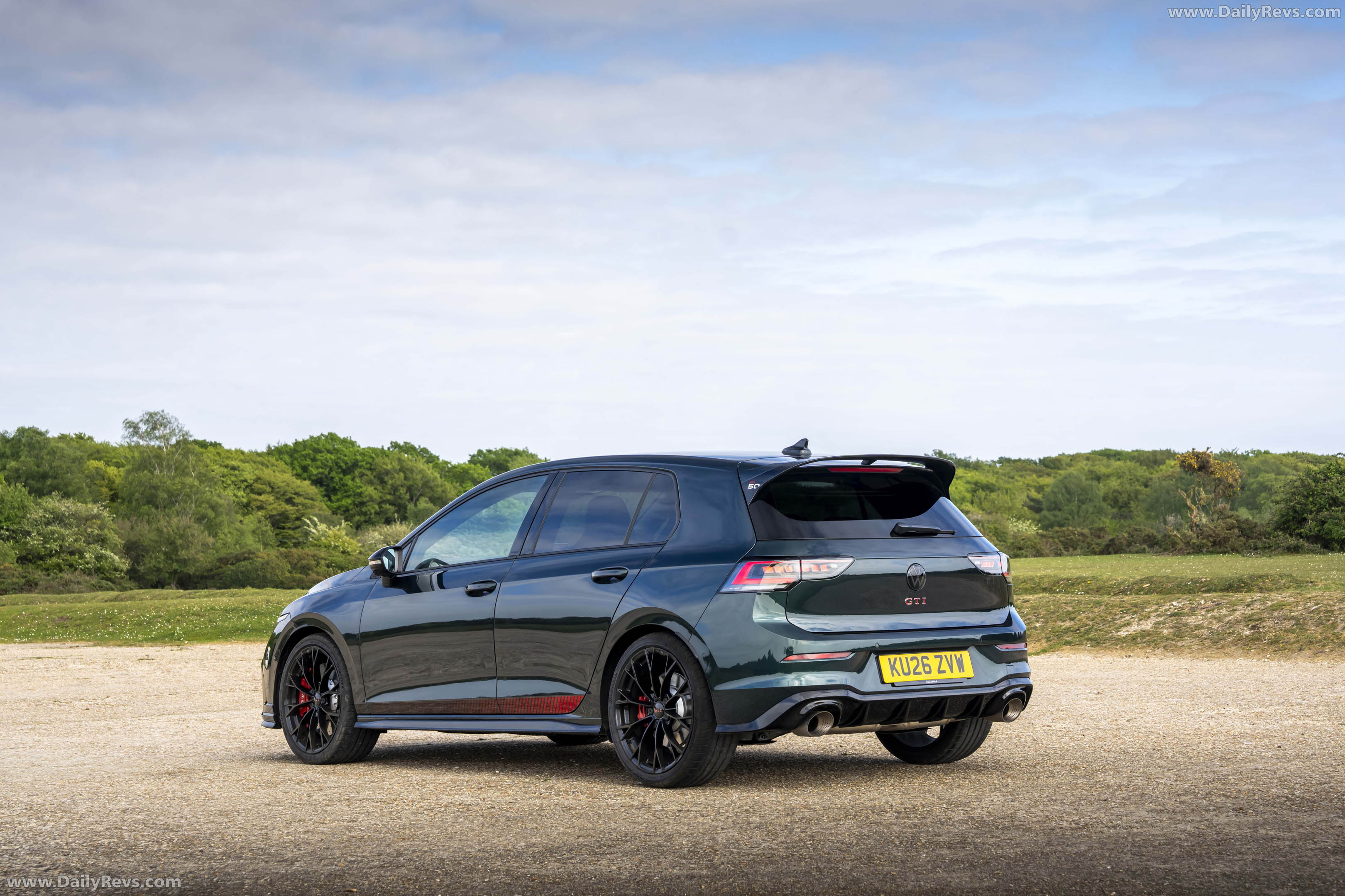 2026 Volkswagen Golf GTI EDITION 50 UK Version Rear View