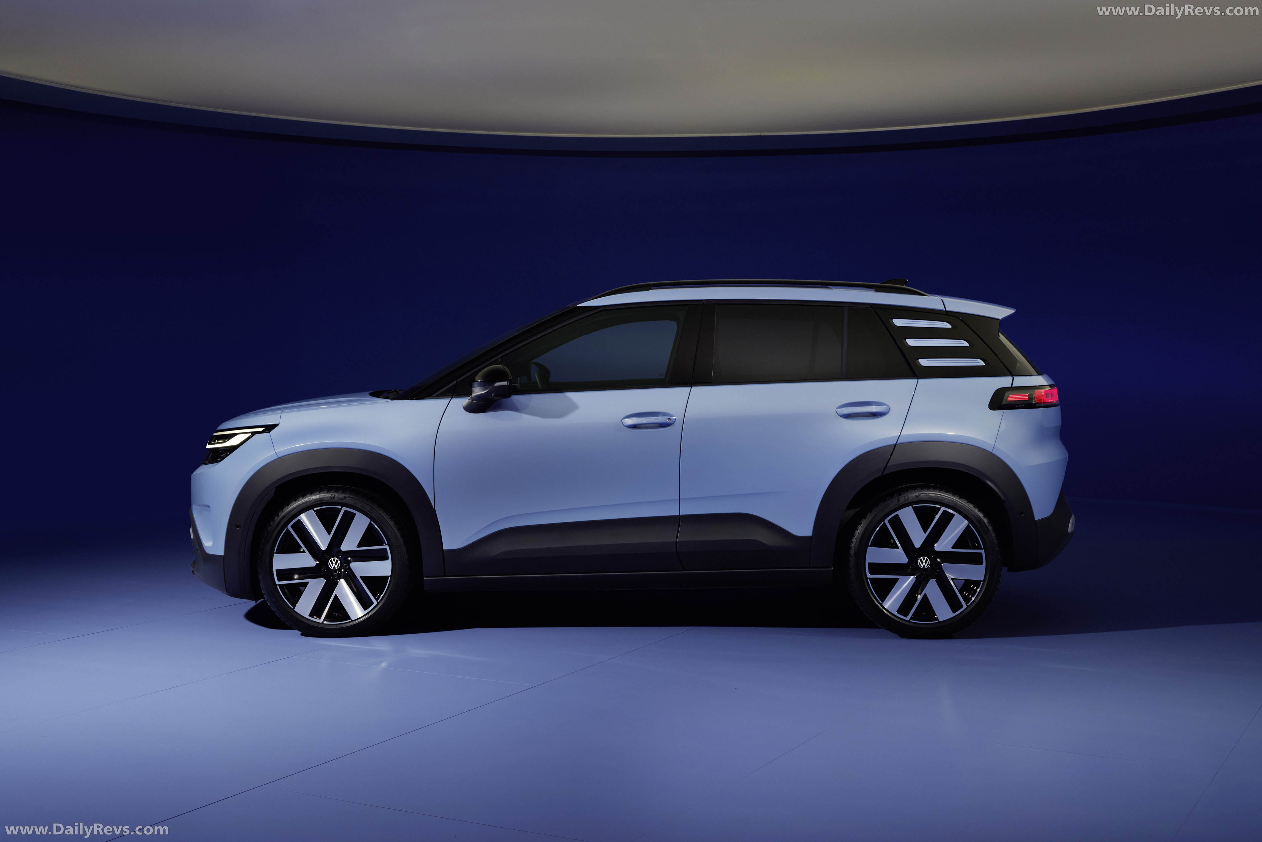 2027 Volkswagen ID. CROSS Clear Blue Side View