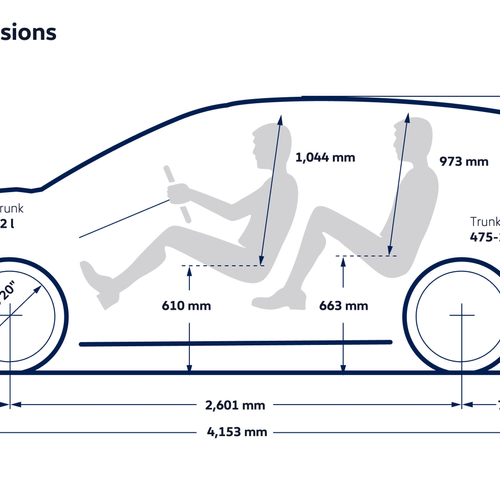 2027 Volkswagen ID. CROSS Clear Blue Sketches