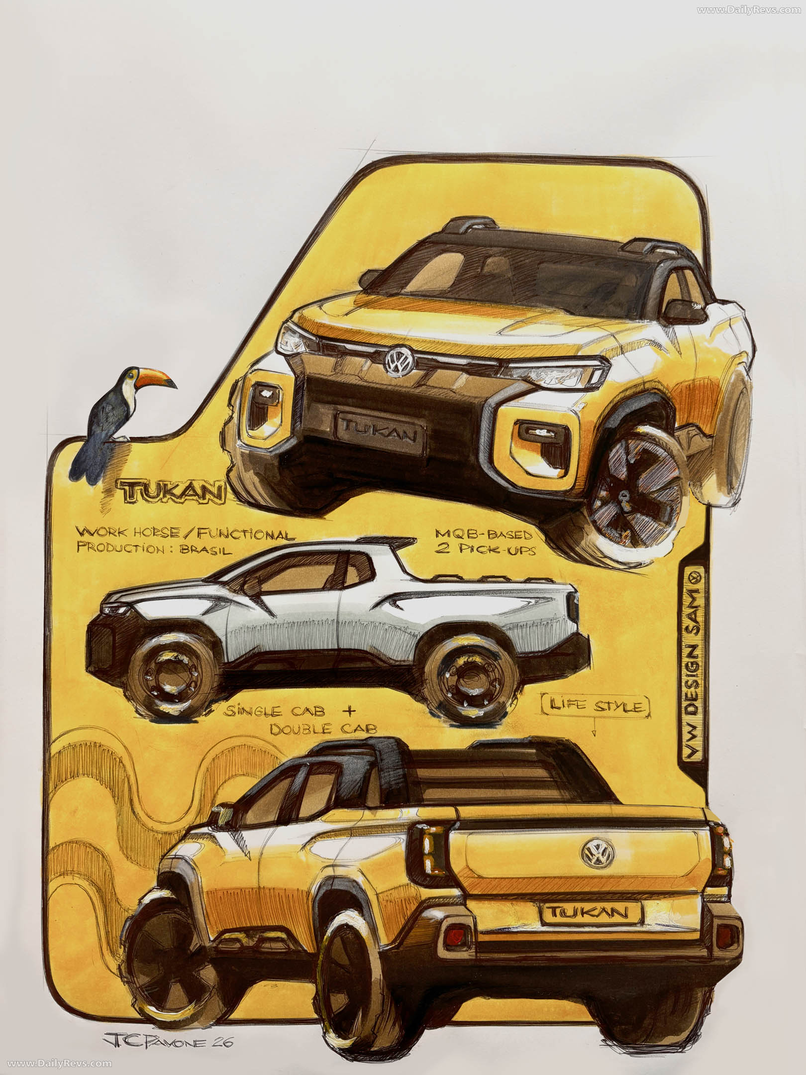 2027 Volkswagen Tukan Extreme Sketches