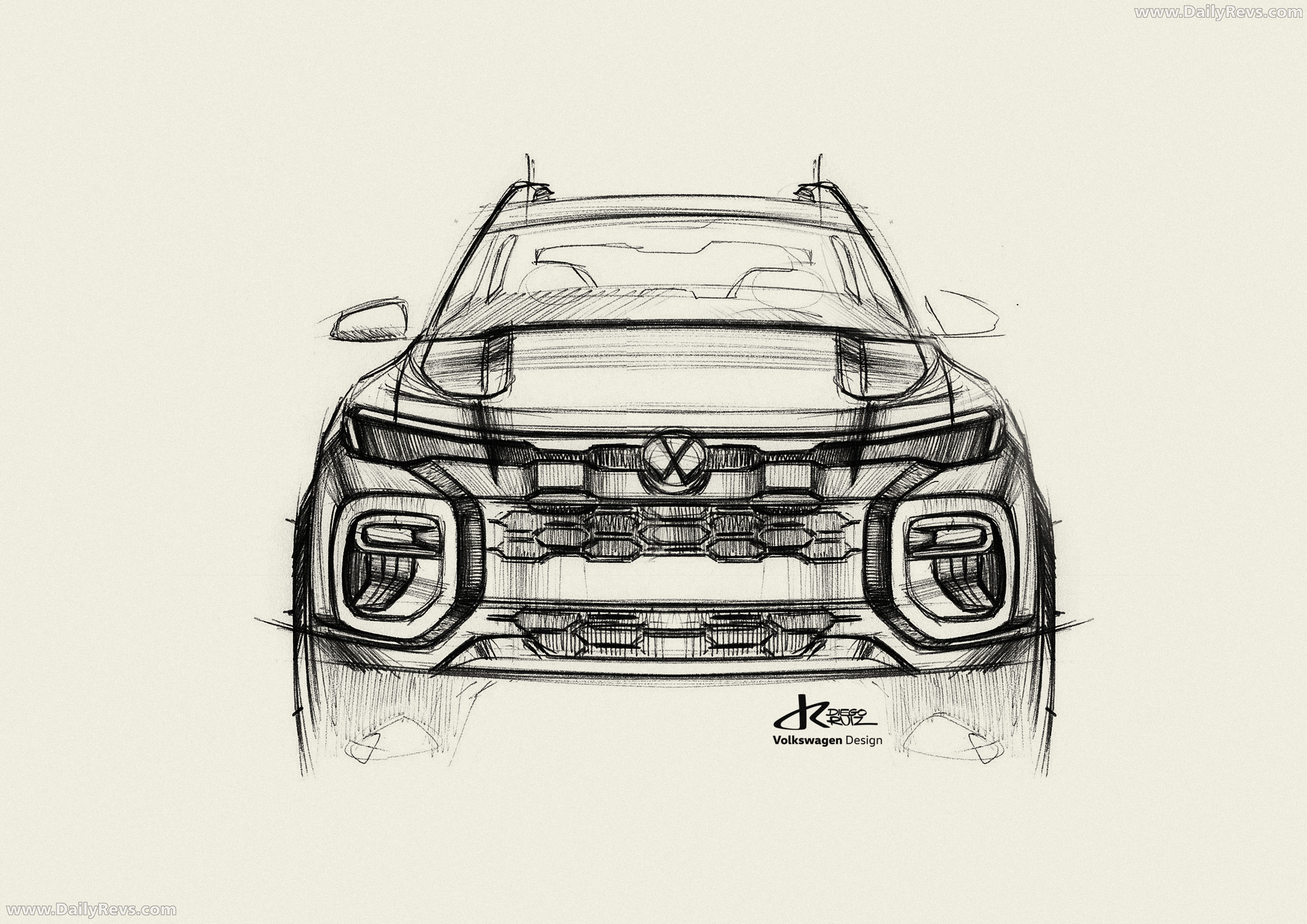 2027 Volkswagen Tukan Robust Sketches