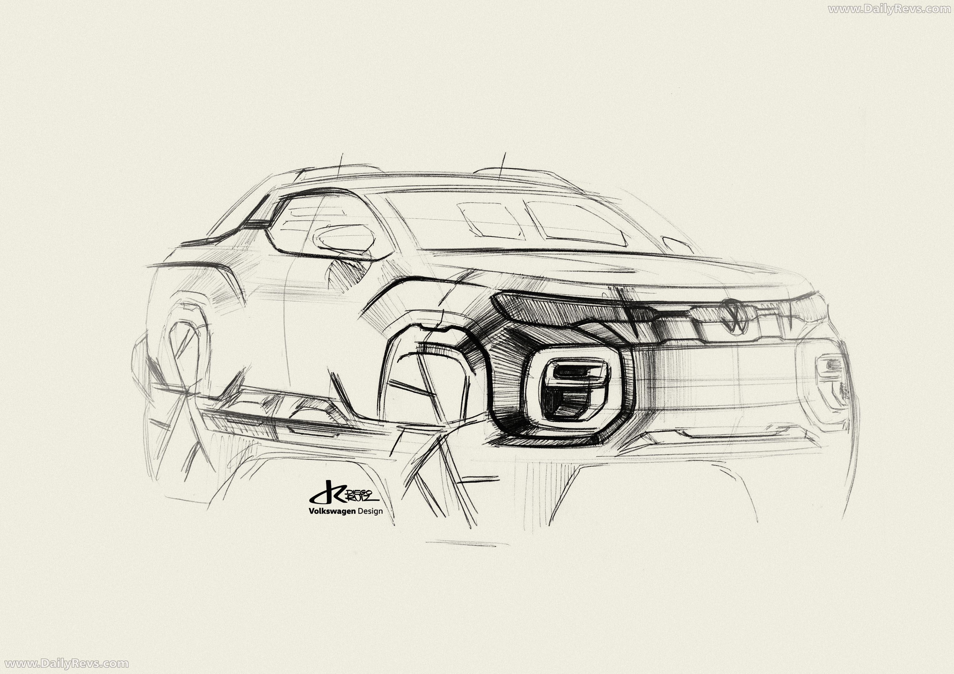 2027 Volkswagen Tukan Robust Sketches