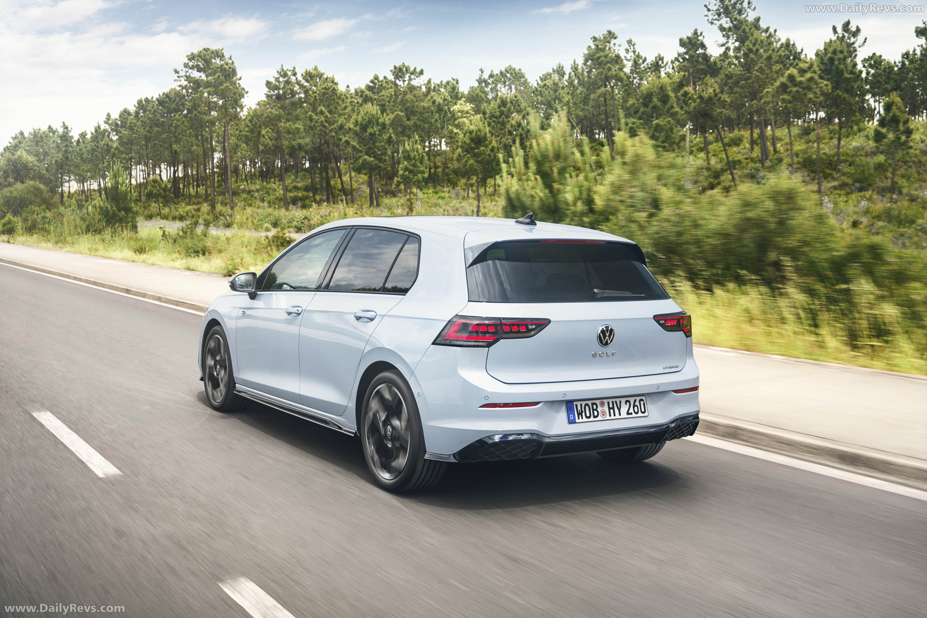 2026 Volkswagen Golf Hybrid Rear View